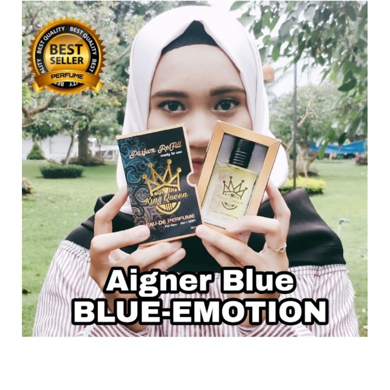 AIGNER BLUE / BLUE EMOTION parfum Refill 35ml Parfum pria / wanita  ( Kingqueen Parfum )