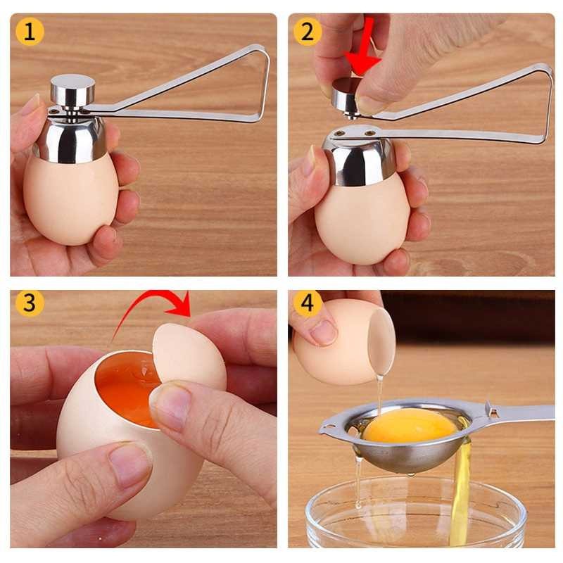 Alat Pemecah Telur Telor Alat Pembuka Telur Rapi Egg Scissors Hammer Topper Shell Opener Palu egg topper