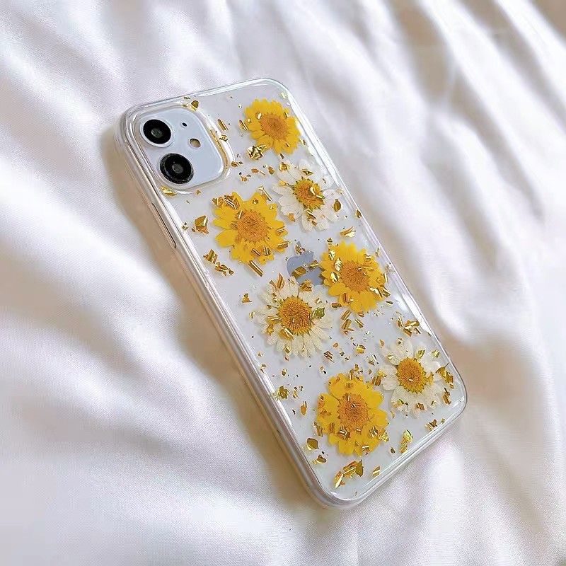 Dried Daisies Case iPhone Realme Oppo Vivo Xiaomi Samsung A31 A21s A31 A50s A51 A71 A31 RENO 2 2f 3