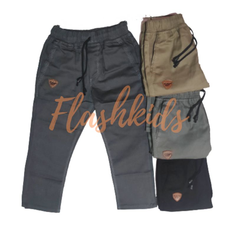 Flashkids Celana Chino Anak Panjang 1-15 Tahun Unisex Stretch