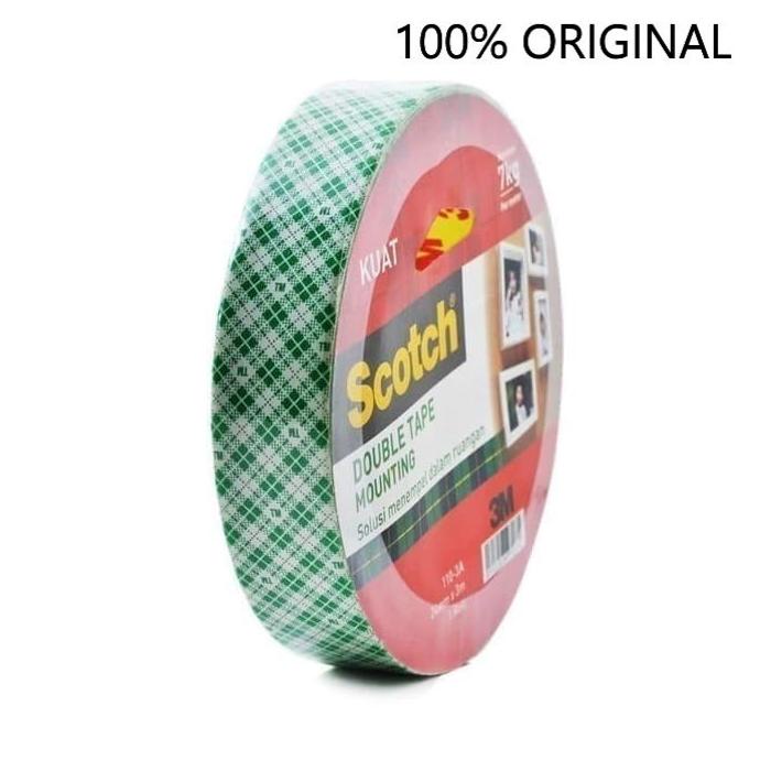 

+++++] SCOTCH PERMANENT MOUNTING TAPE 24MMX3M / DOUBLE TAPE