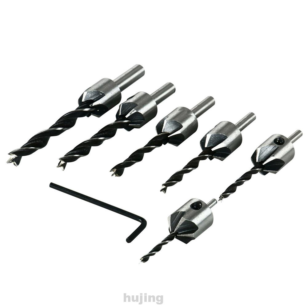 Accessories Flute High Speed Steel Tools Woodworking Chamfer Durable Drill Bit Shopee Indonesia