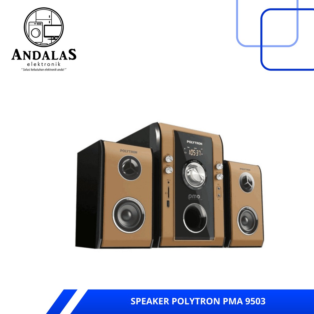 SPEAKER AKTIF MULTIMEDIA POLYTRON PMA 9503 PMA9503 / 9523 BLUETOOTH