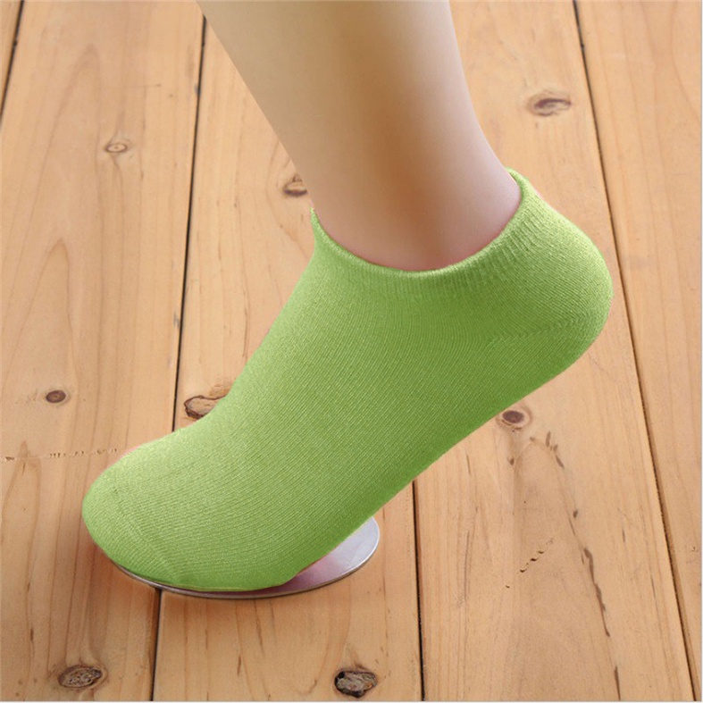 Kaos Kaki Ankle Cute Kaos Kaki Pendek Polos dan Motif Semata Kaki Import Murah Motif Polos-POLOS KHAKI