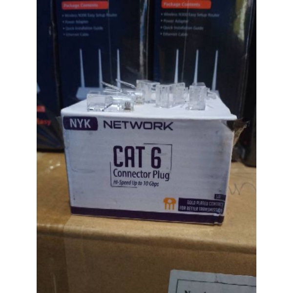 Konektor CAT 6 RJ45 Connector /PCS