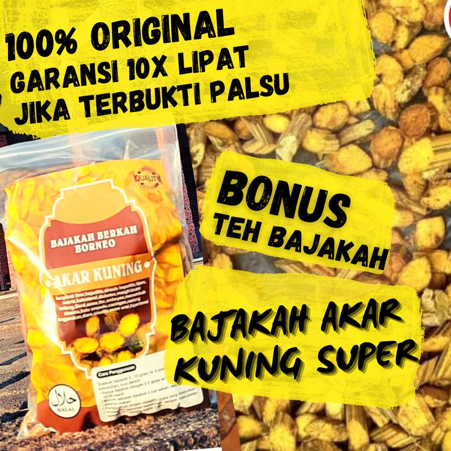 [100% Asli + Cepat Sembuh] Akar Bajakah Kuning Asli Kalimatan Obat Herbal Tumor Kanker Asam Lambung