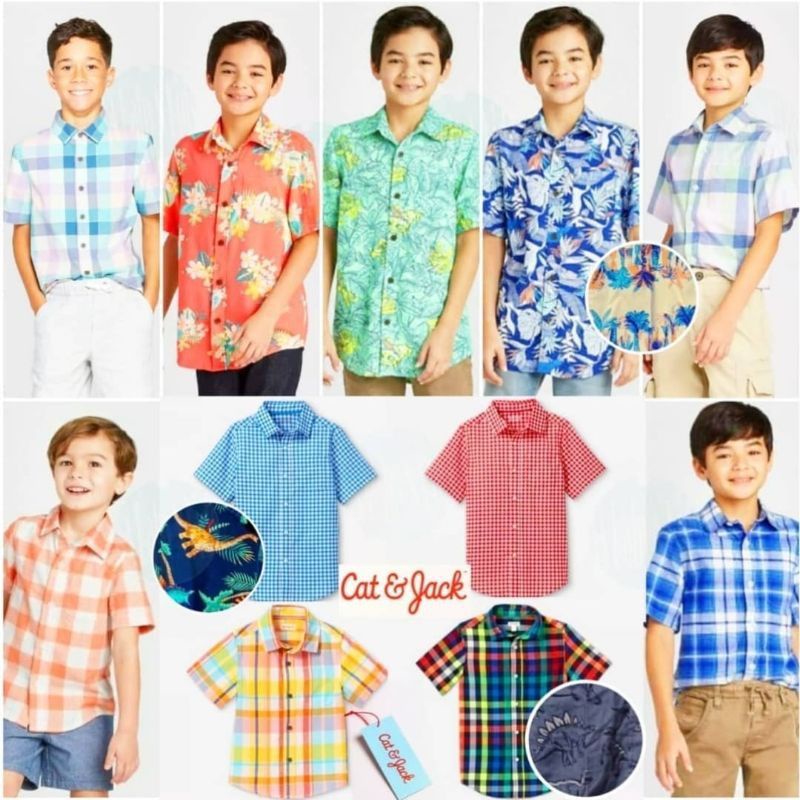 Kemeja Anak laki-laki Cat& Jack Original