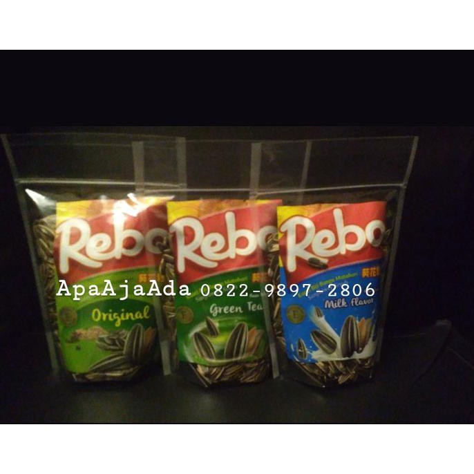 

Kuaci Rebo Re-Packing 250Gram | Snack Original Kiloan Asli!