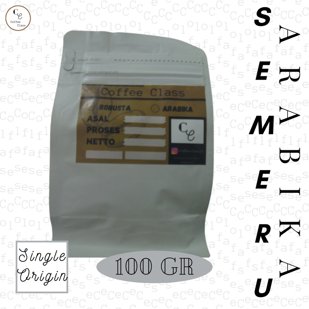 

Kopi Arabika Semeru Roastbean/Bubuk