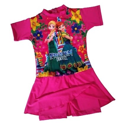 PEREMPUAN-ANAK-RENANG-BAJU- BAJU RENANG ANAK PEREMPUAN SD USIA 7-9 TAHUN , BAJU RENANG ANAK -BAJU-