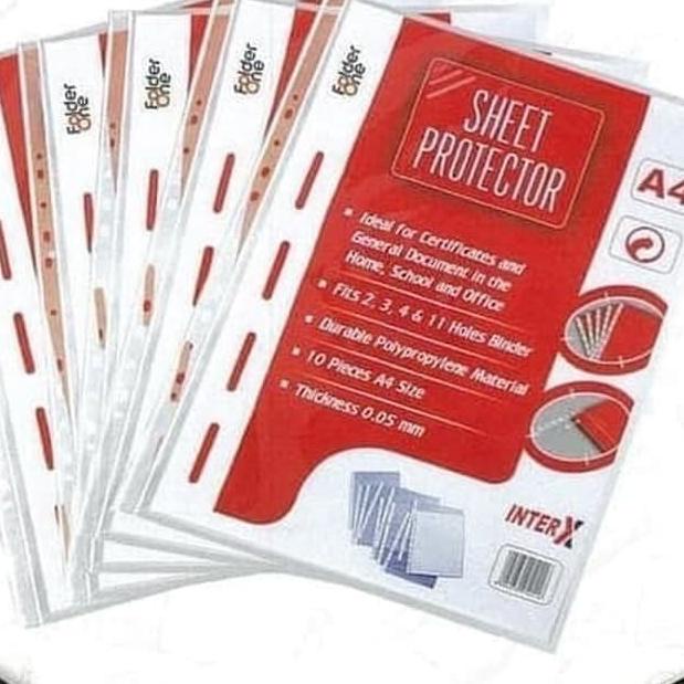 

Star Seller.! PP Pocket | Sheets Protector A4 / F4 Per Pack Termurah
