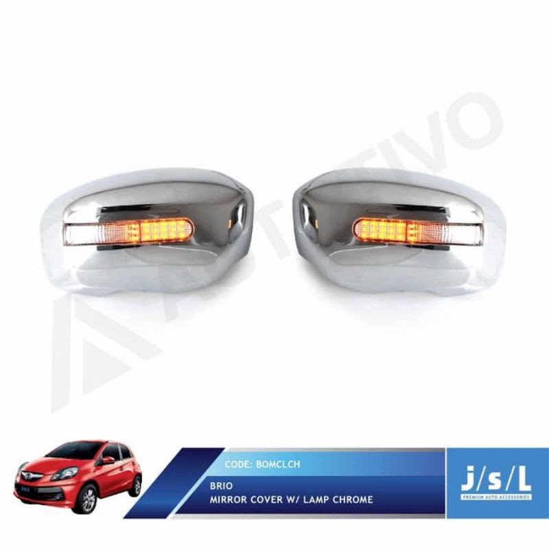 Mirror Cover Lamp Honda Brio 2012 2015 Chrome