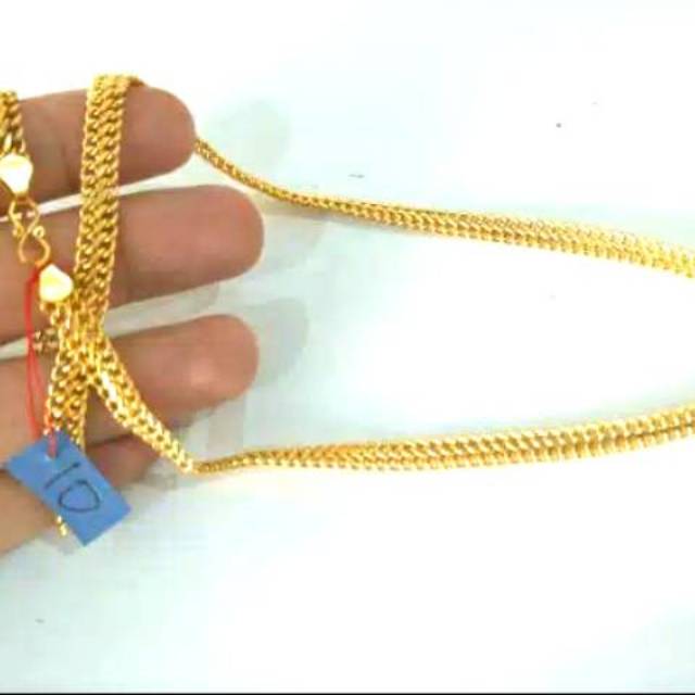 Kalung Emas asli model elegan