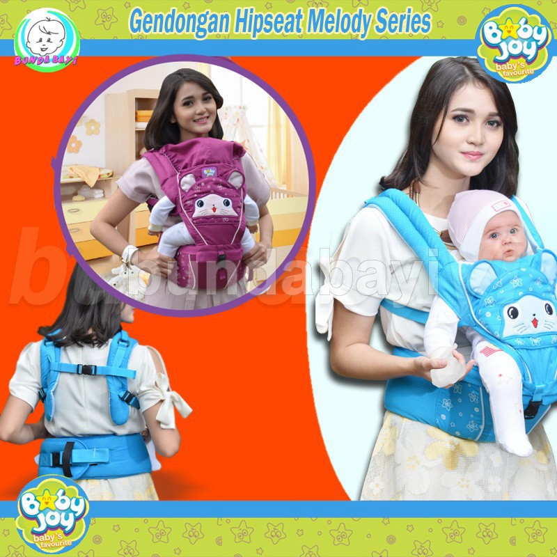 Gendongan Bayi Depan Baby Joy - Hipseat Melody Series