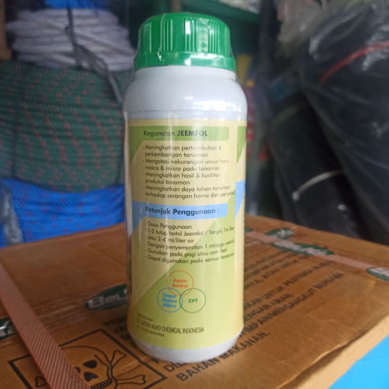 ASAM AMINO JEEMFOL 500 ML AKTIVATOR PERTUMBUHAN DAN ANTI STRES