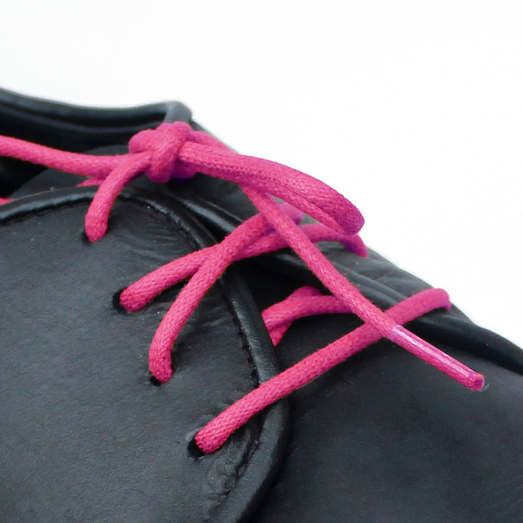 MR Shoelaces RD37 Soft Pink Tali Sepatu Lilin 2-3mm Bulat Round 50cm 60cm 70cm 80cm 90cm 100cm 120cm 150cm (Waxed Laces) - Premium Shoelace