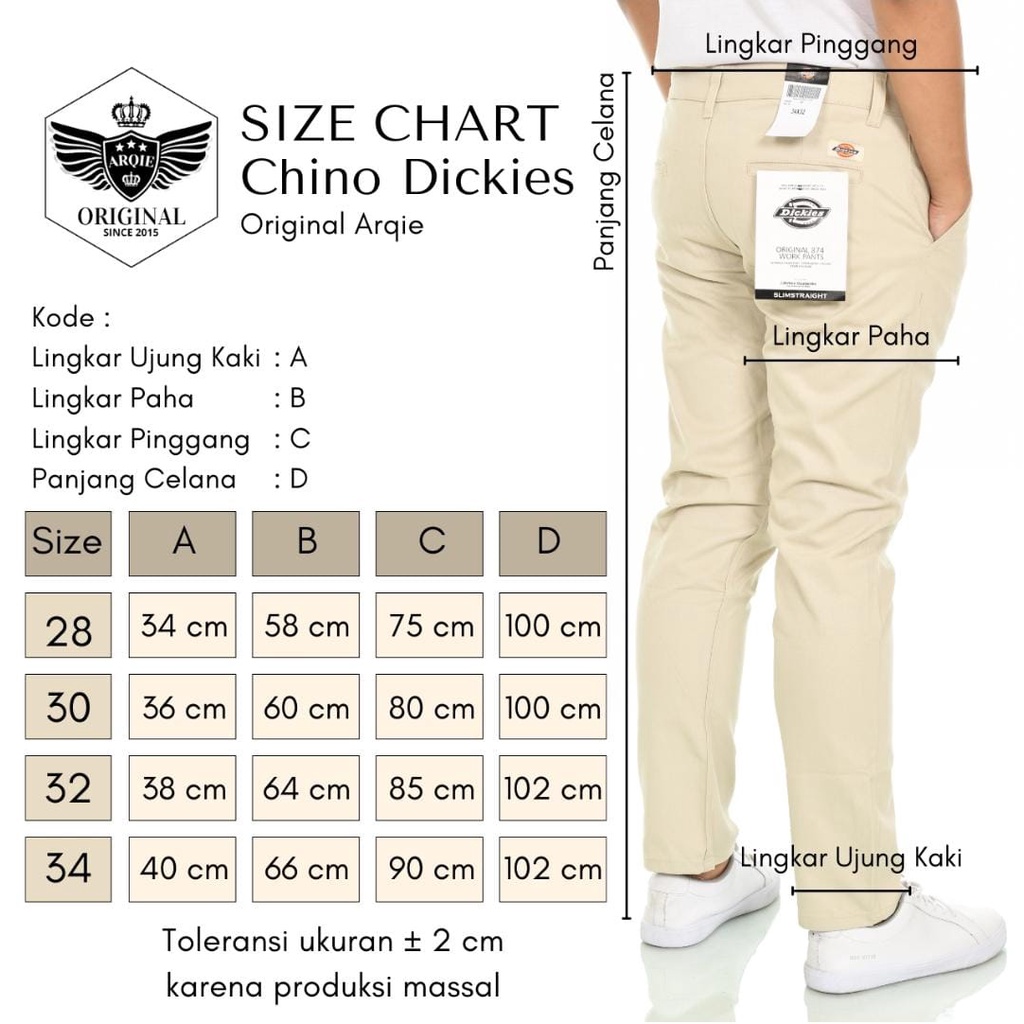 Terlaris ! Celana chino panjang pria original reguler standar bahan tebal berkualitas premium / Celana chino panjang reguler dickies terbaru