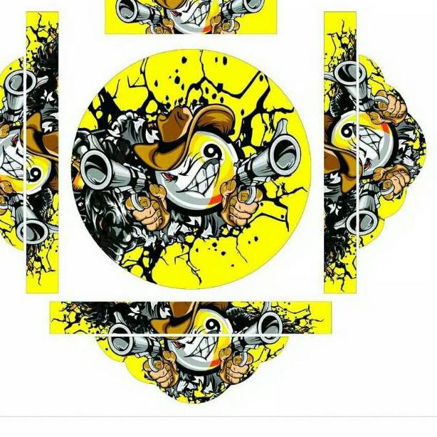 Stiker tebok ebod LB dan MURAI (KODE 0048)