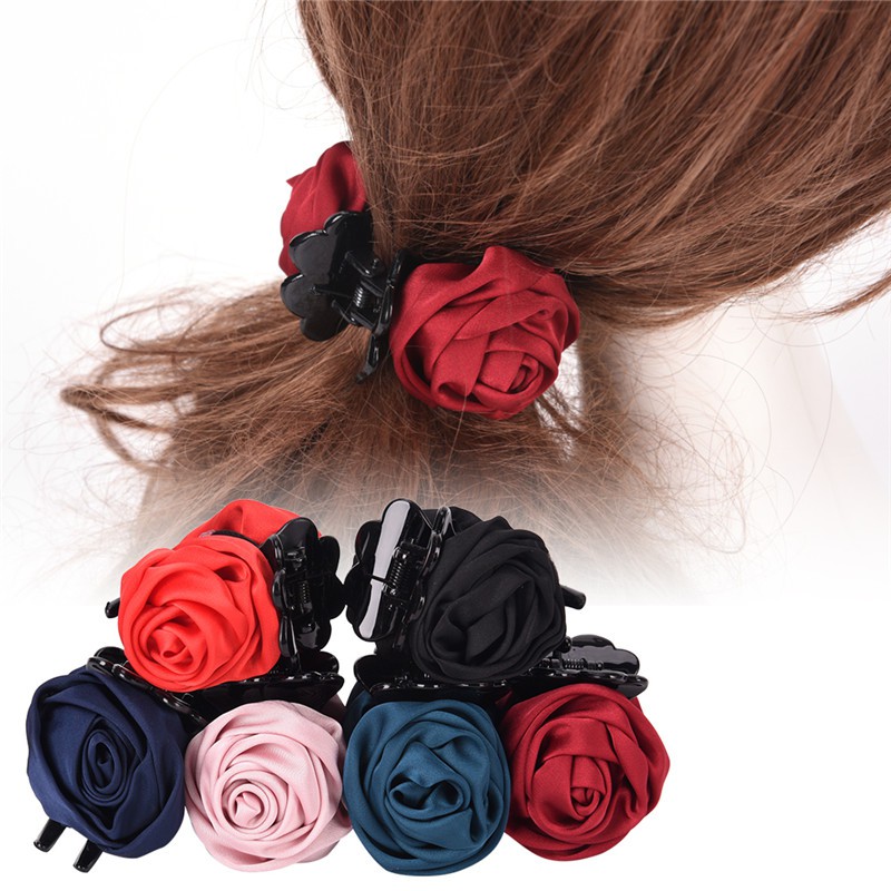 hair clip rose