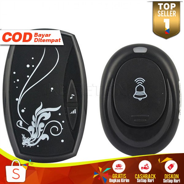 Forecum Alarm Pintu Wireless Waterproof Terbaru Bell Rumah Wireless Anti Air Aman Diletakkan Di Luar