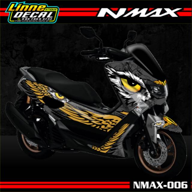 Decal Sticker Nmax Elang-Dekal Sticker yamaha Nmax Eagle