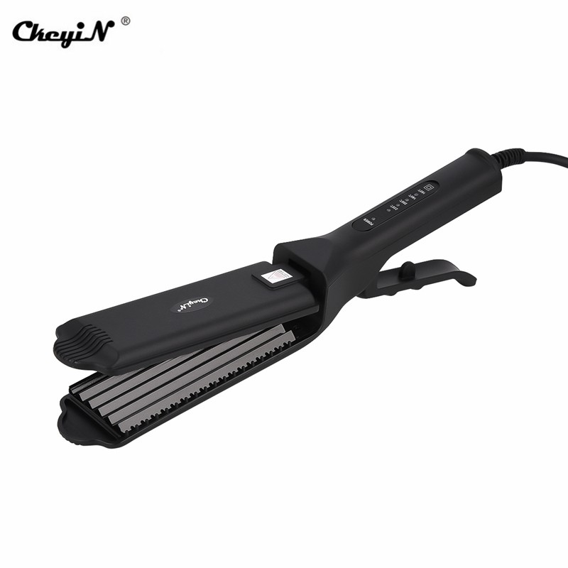 

CkeyiN Hair Crimper Besi Rambut Crimping Volume Rambut Styling Pelurus Straightening Curler hangat