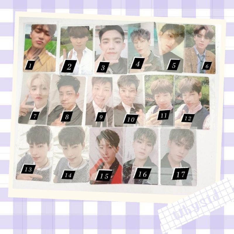 PHOTOCARD ALBUM AN ODE SEVENTEEN WONWOO MINGYU VERNON SCOUPS