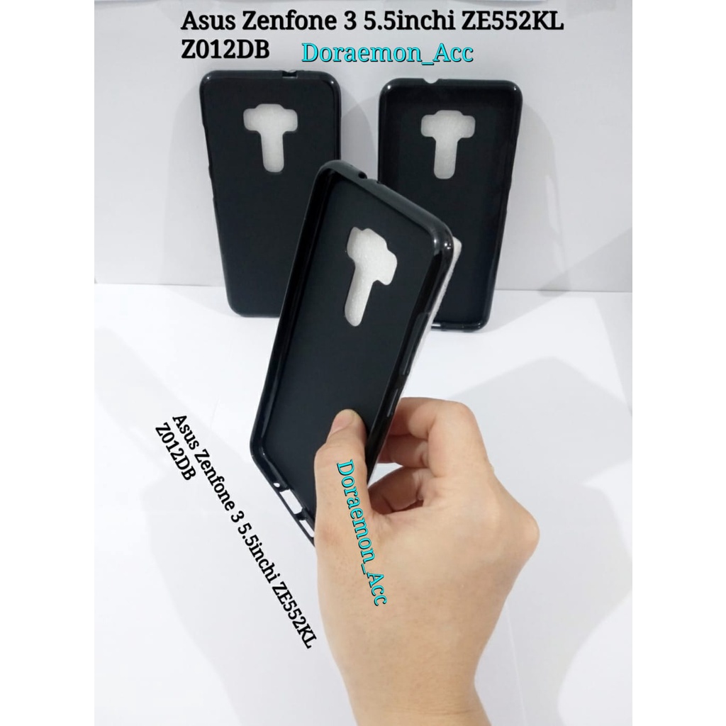 Soft Case Silicon Black / Clear Asus Zenfone 3 5.5inchi ZE552KL Z012DB