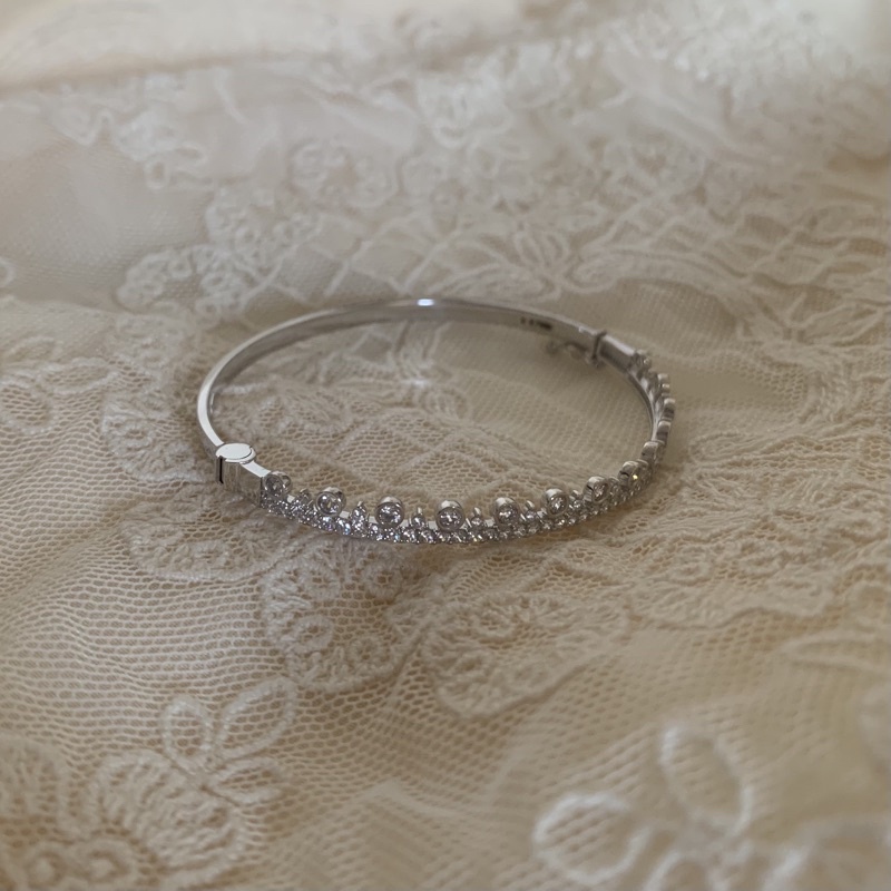 GELANG KERONCONG EMAS PUTIH PRINCESS BANGLE