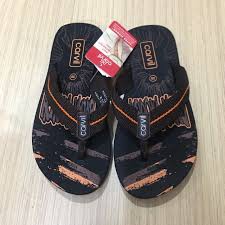 (CUCI GUDANG)Carvil Tanggung Scottie Black Brown Size 33-37 / Sandal 2020 / Sandal Casual Bagus