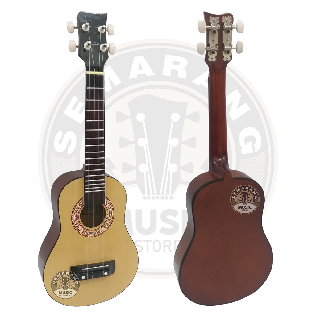 PROMO!!! Ukulele Senar 4 Packing Kayu Bonus Pick