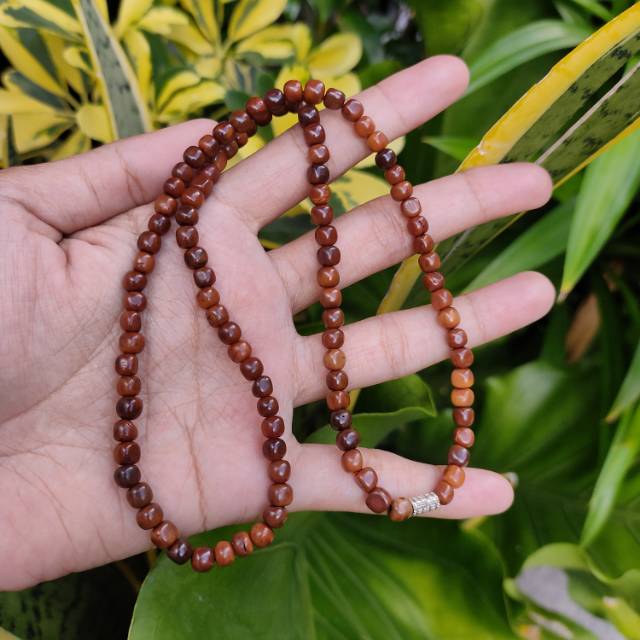 Kalung bulat polos coklat kokka kaokah