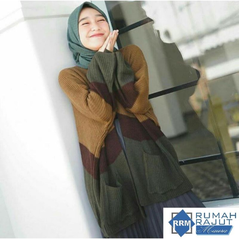 CAMEROON CARDY RAJUT / CARDIGAN ATASAN RAJUT WANITA