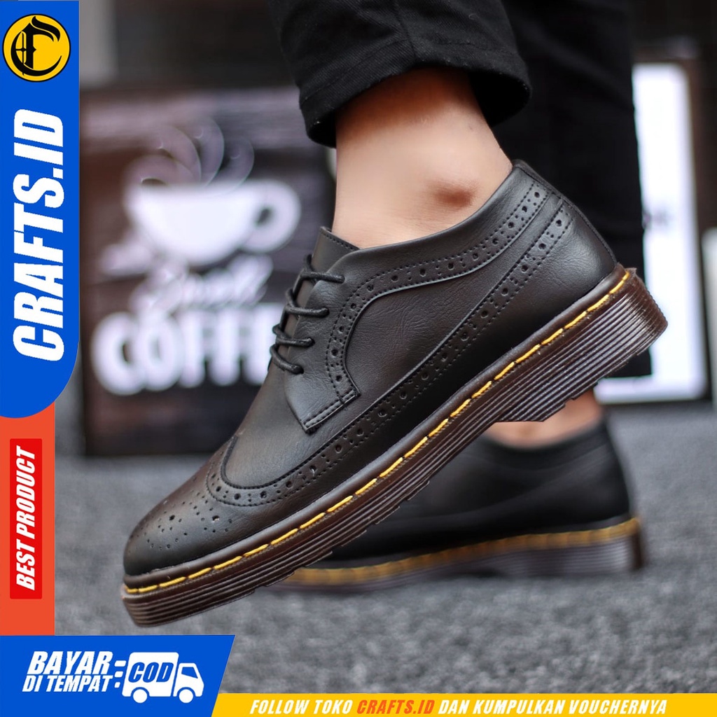 CRAFTS - Sepatu Low Boot Docmart Pantofel Casual Kerja Pria