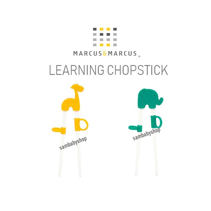 Marcus &amp; Marcus Learning Chopstick : Sumpit Belajar Makan Anak Marcus&amp;Marcus