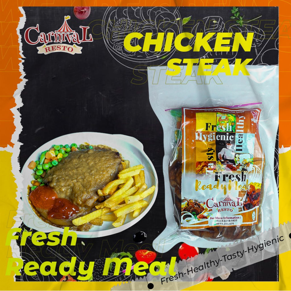 

FROZEN FOOD CHICKEN STEAK FRESH READY MEAL (NEW) !!!