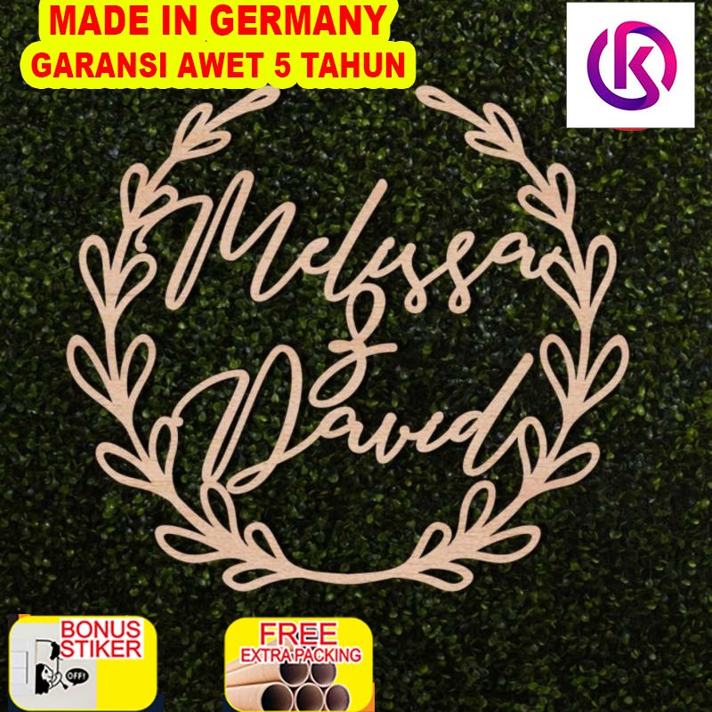 

Promo BACKDROP CUSTOM 60CM /HIASAN DINDING / WOODEN NAME