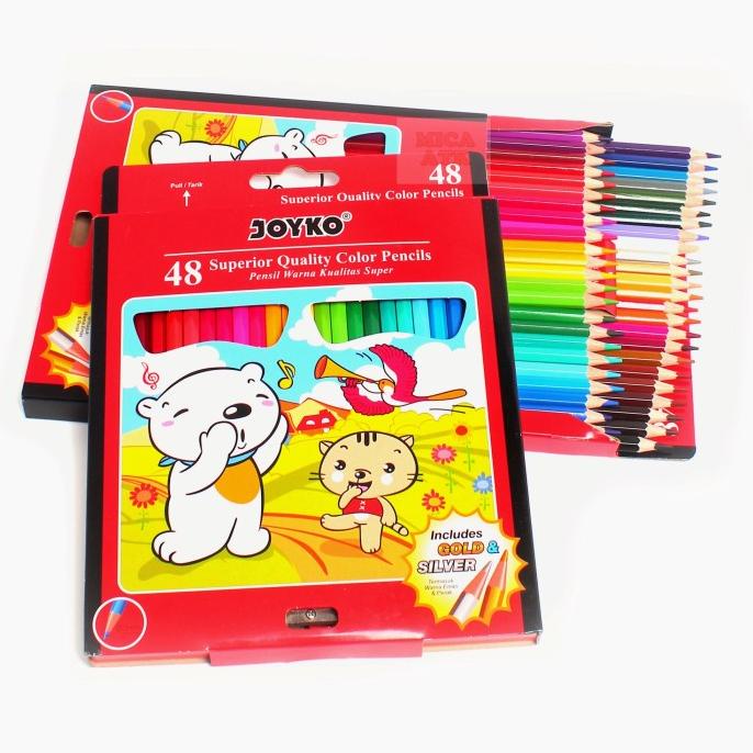 

JOYKO Color Pencil CP-48PB Pensil 48 Warna [ SET ]