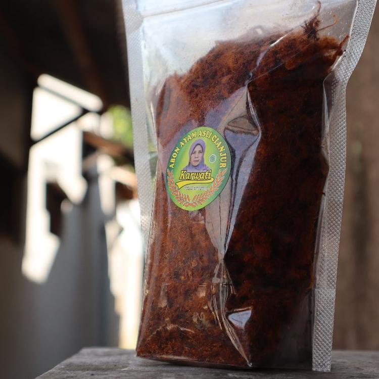 

Nikmati 8.8 Promonya Abon ayam karwati isi 250gr ,.,.,.,.,.,