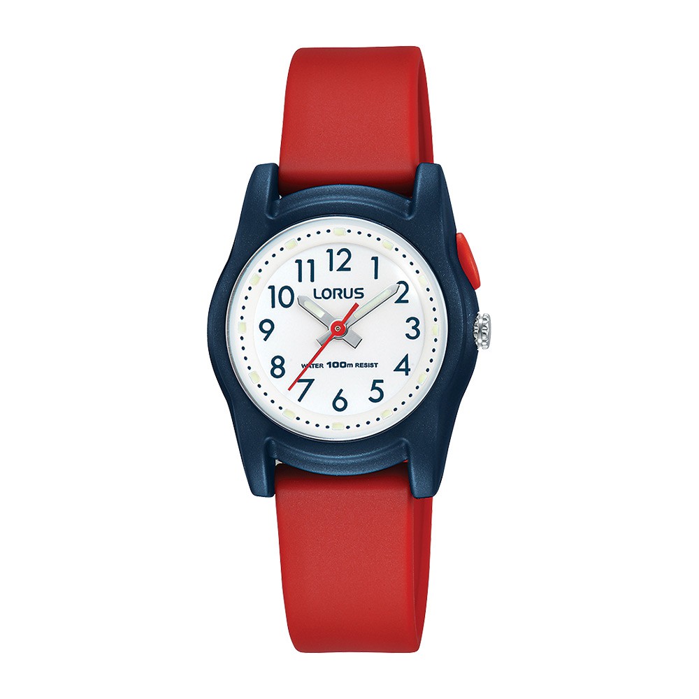 Lorus R2383MX9 Merah Putih Jam Tangan Anak Cewek Original By Seiko 26mm R2383MX-9