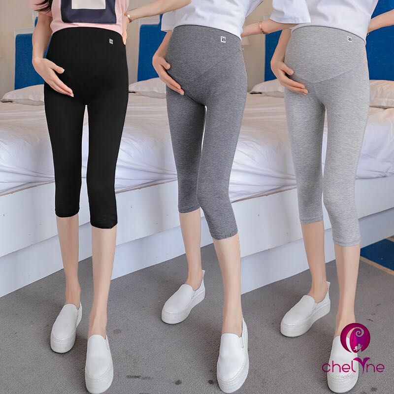 CHELYNE Celana Legging Hamil 7/8 HJ  136 Maternity Collection