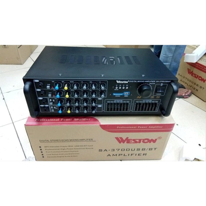 Paket karaoke bmb 10 in bluetooth weston sa 3700 paketan sound system