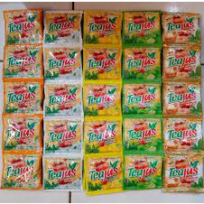 WINGSFOOD TeaJus Tea Jus Teh Jus Sachet Renceng | PER 1 RENCENG Tea jus Renceng @10 pcs semua rasa / Tea Jus Dengan Gula Batu Sachet 7gr teajus variant lainnya 1renceng 10pcs