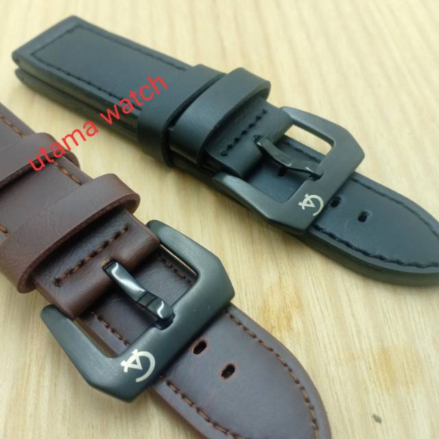 Tali jam kulit Alexandre Christie  Strap Jam AC Tali Jam AC Tali Jam Tangan Strap Leather 20mm 22mm 24mm 26mm