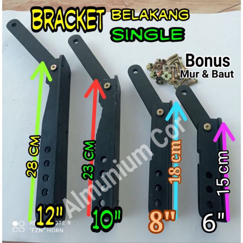 Brecket Singgle Line array Almunium - Horn tweeter tweter speaker driver