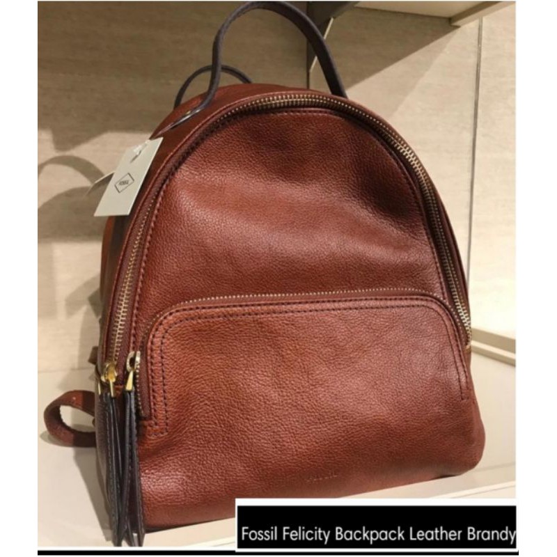felicity backpack leather Brown nwt