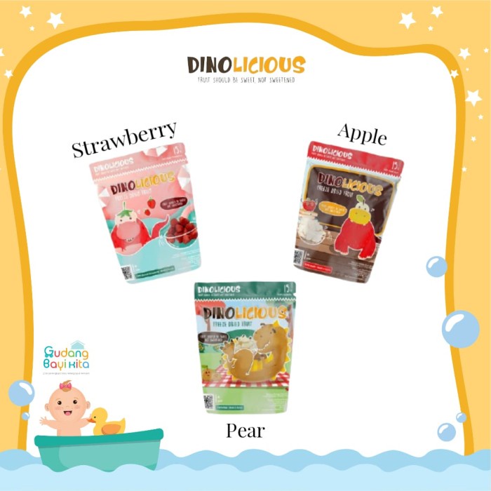 

Buah Kering - Dinolicious Freeze Dried Fruit / Snack Buah Kering Sehat Anak