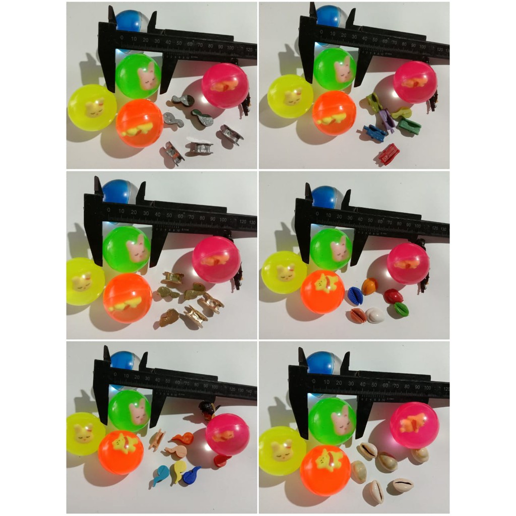 Bola Bekel  Besar Ukuran 4cm PLUS 6 PIT