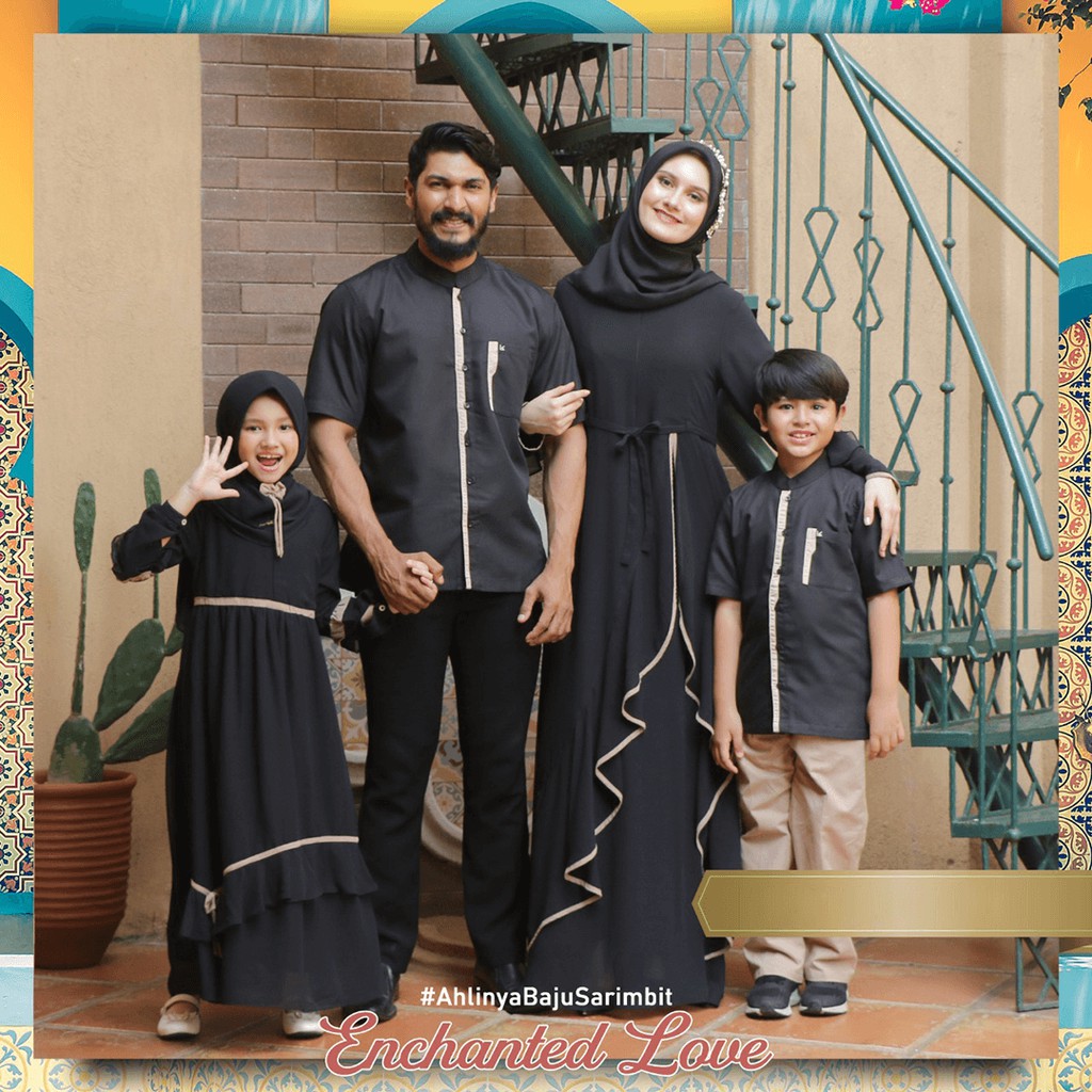 Elfa 185 Jet Black Sarimbit Ethica Gamis Kagumi 176 69 Koko Kahfi 104 138 Anak Kids Dewasa