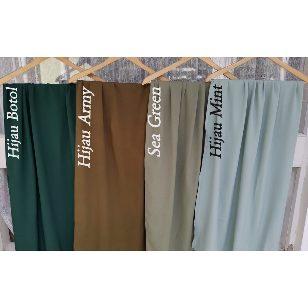 Sabilla - Pashmina Malay Mosscrepe Import Premium Crepe-7